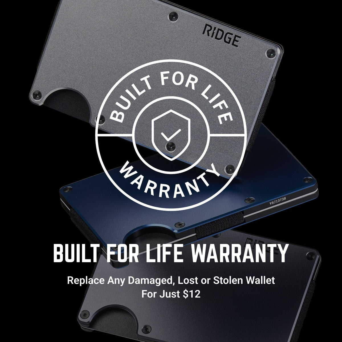 Ridge Wallet - MatteBlackEverything