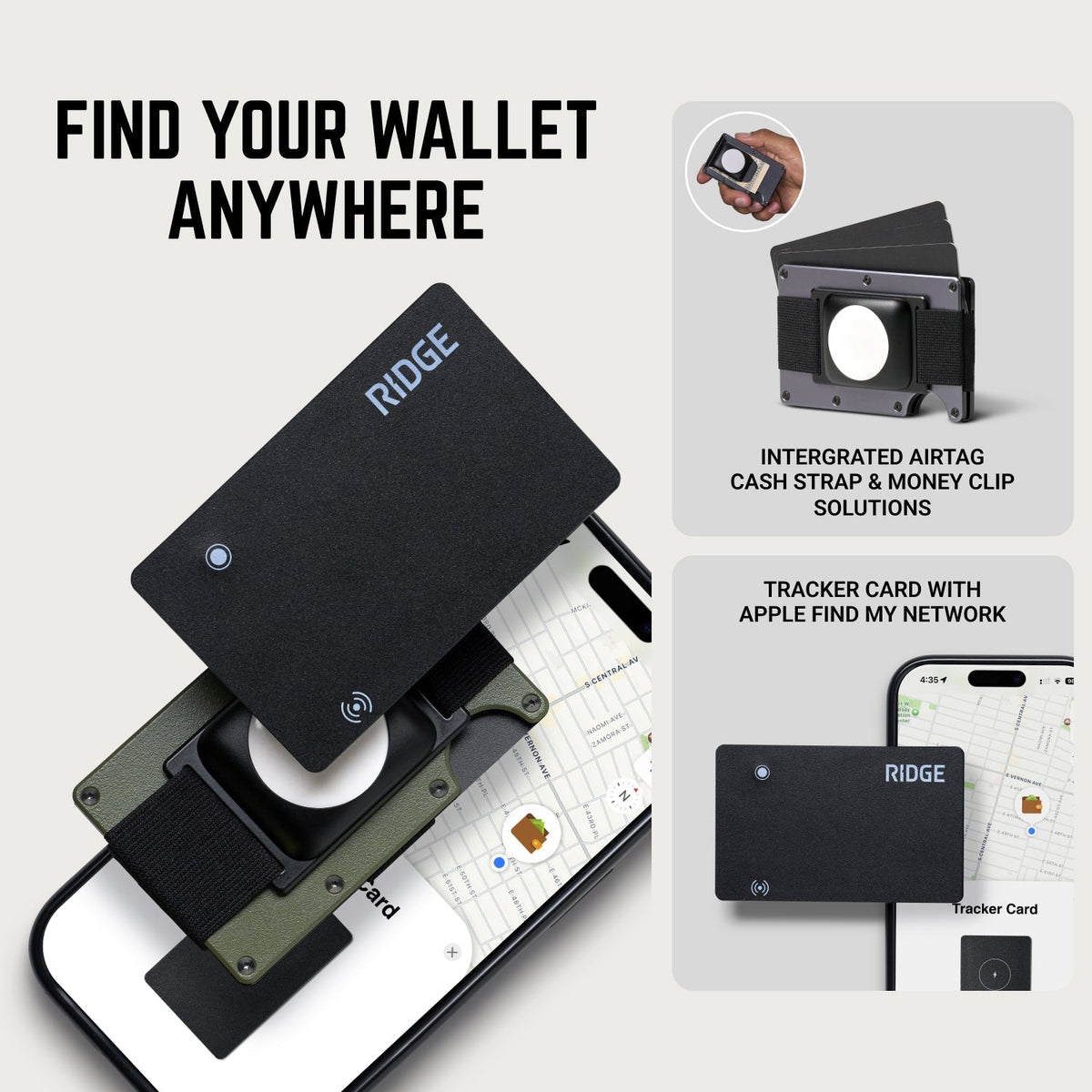 Ridge Wallet - MatteBlackEverything