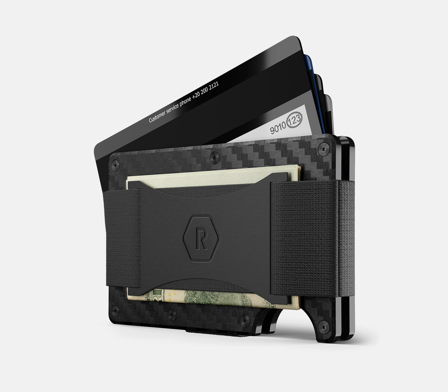 Ridge Wallet - Carolina Panthers - Carbon Fiber 3k