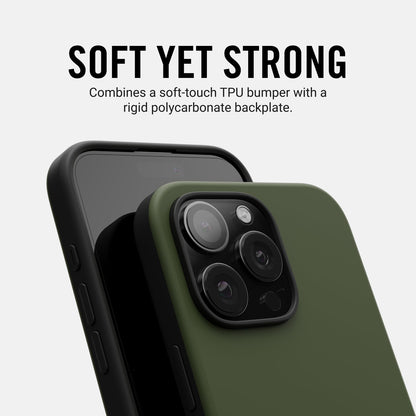 Ridge Phone Case - Matte Olive - iPhone 16 Pro Max